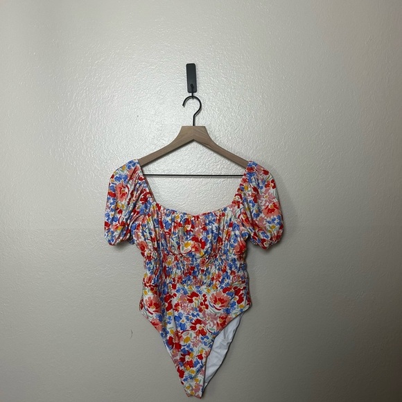 L*Space Marilyn Floral Print One Piece Swimsuit - Picture 3 of 8